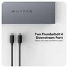 Two thunderbolt 4 downstream ports - 40Gbps data transfers and 32G PCle transfer