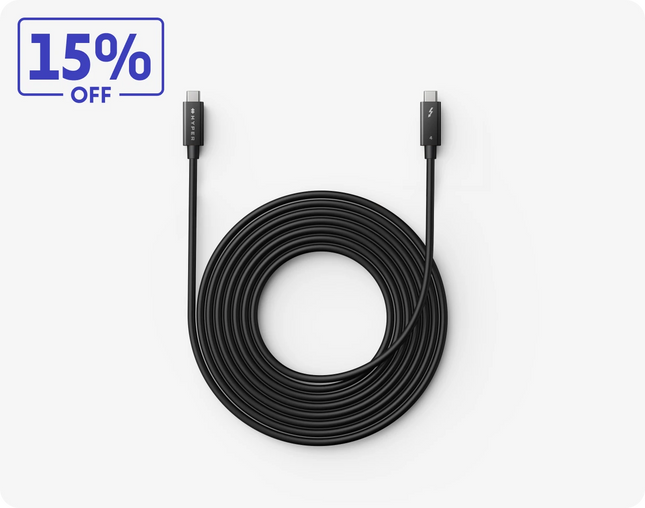 Thunderbolt 4 Cable for Charging and 40Gbps Speed