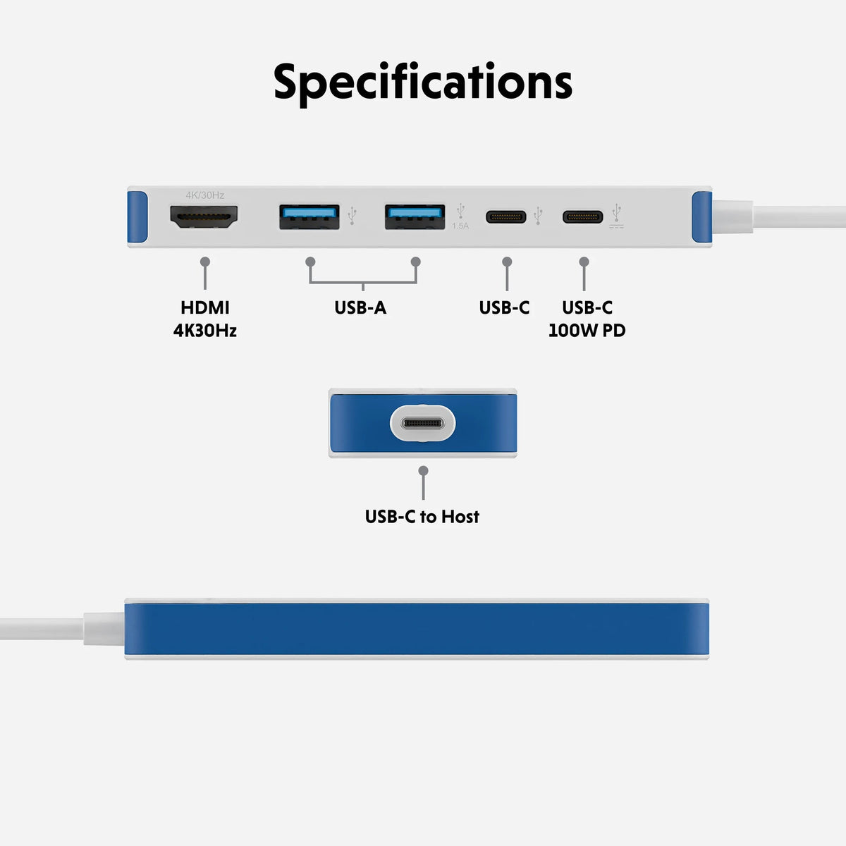 HyperDrive Flex 5 Port USB - C Hub - HyperShop.com