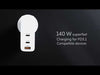 140W superfast charging for PD3.1 compatible devices