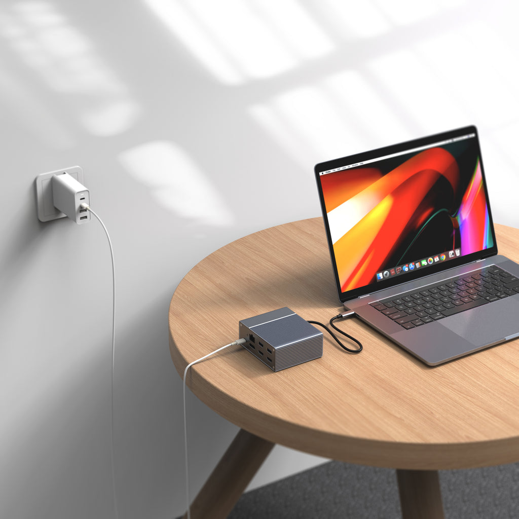 HyperDrive GEN2 10-in-1 USB-C Docking Station With Power Adapter