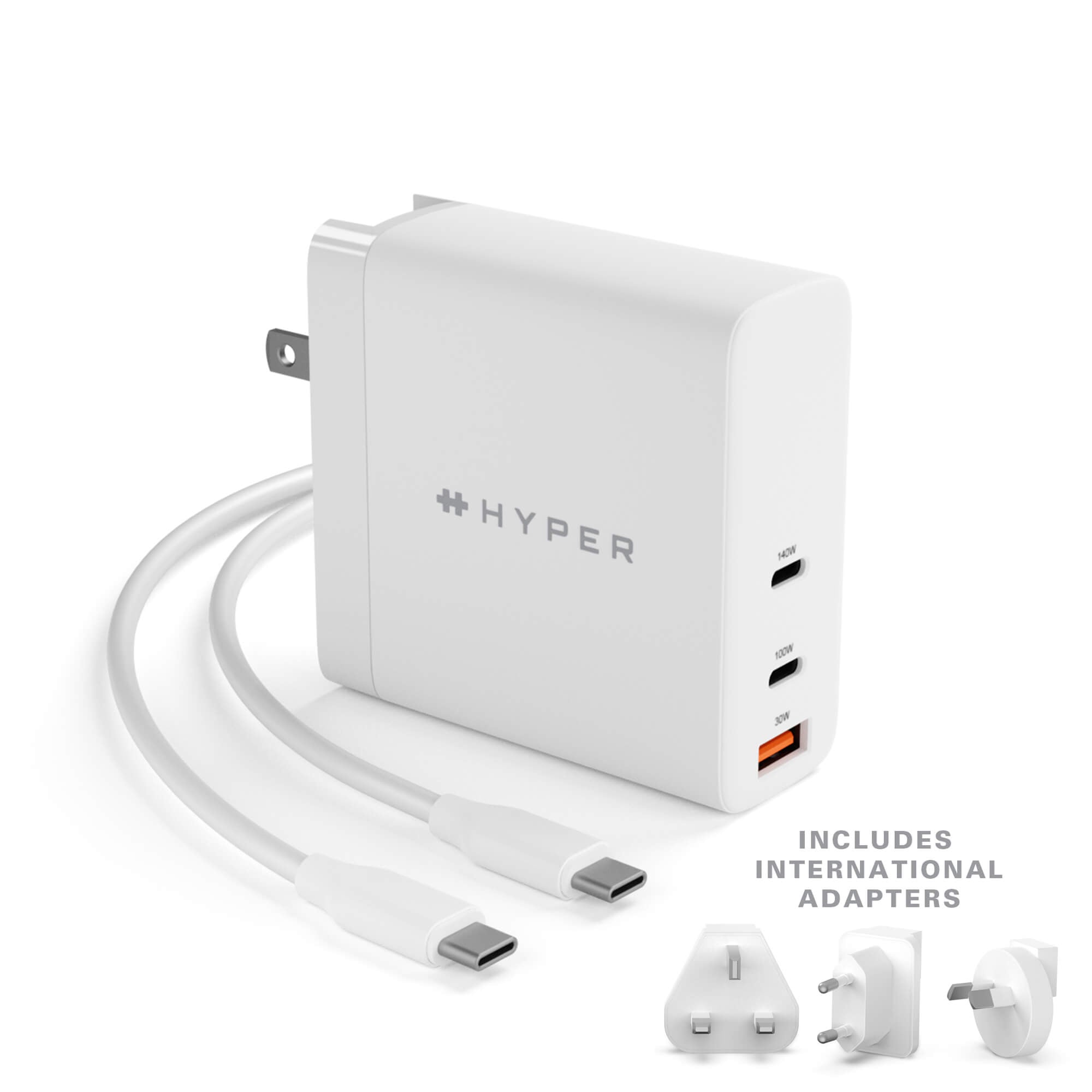 Grand Ja pris HyperJuice 140W PD 3.1 USB-C GaN Charger With Adapters – HyperShop.com