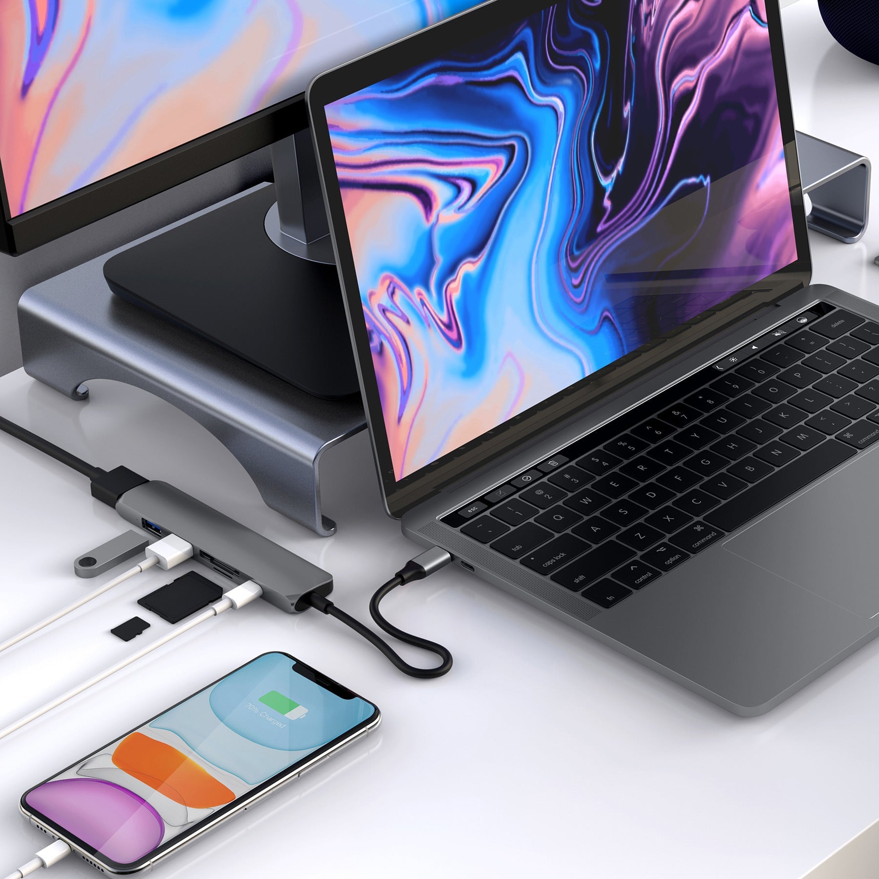 HyperDrive BAR 6 - in - 1 USB - C Hub - HyperShop.com