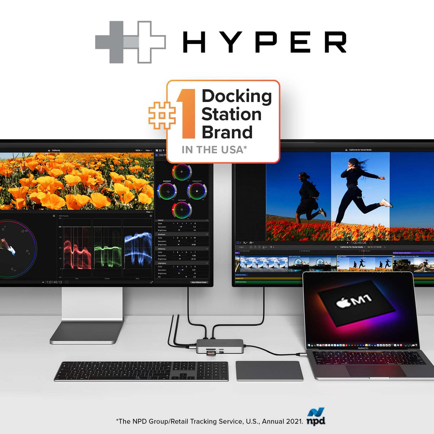 HYPER Named #1 Docking Station Brand in the U.S.A.