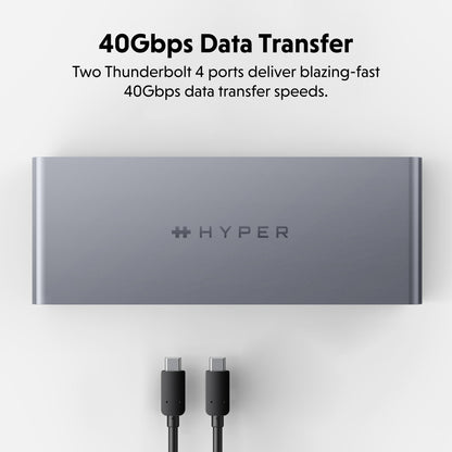 40Gbps Docking Station + SSD Enclosure Bundle - HyperShop.com