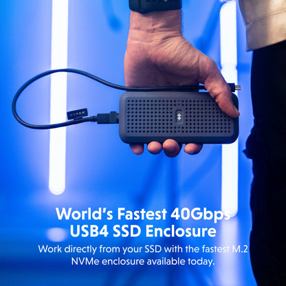 NVMe SSD Enclosure – USB4 40Gbps – HyperShop.com NVMe SSD Enclosure – USB4 40Gbps – HyperShop.com