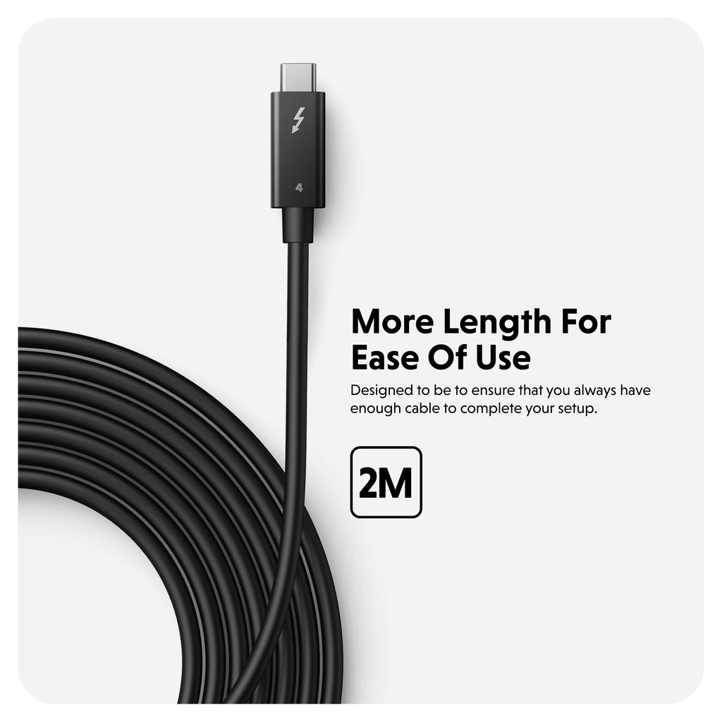 HyperDrive Thunderbolt 4 Cable (6ft / 2m) –