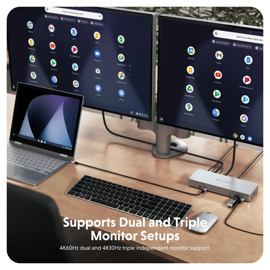 Supports Dual and Triple Monitor Setups