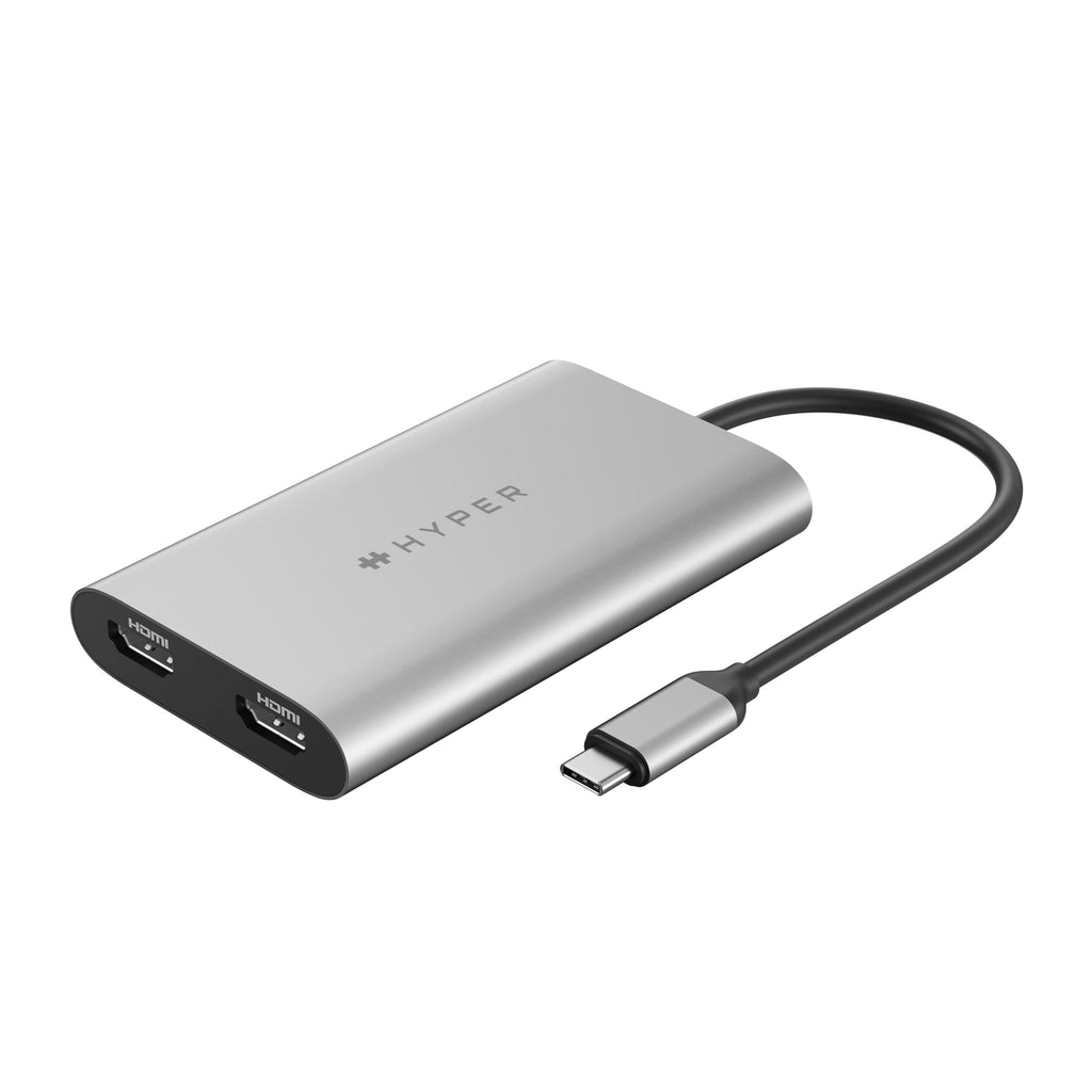 Hyper® HyperDrive Adaptateur HDMI double 4K pour MacBook M1/M2/M3
