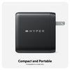 Compact and portable charger, comparable to a credit card