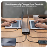 Simultaneously Charge Four Devices, charge macbooks, iphones, and ipads faster than ever