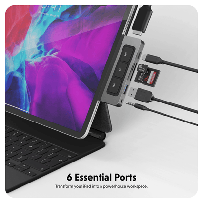 HyperDrive Media USB - C Hub (6 - in - 1) - HyperShop.com