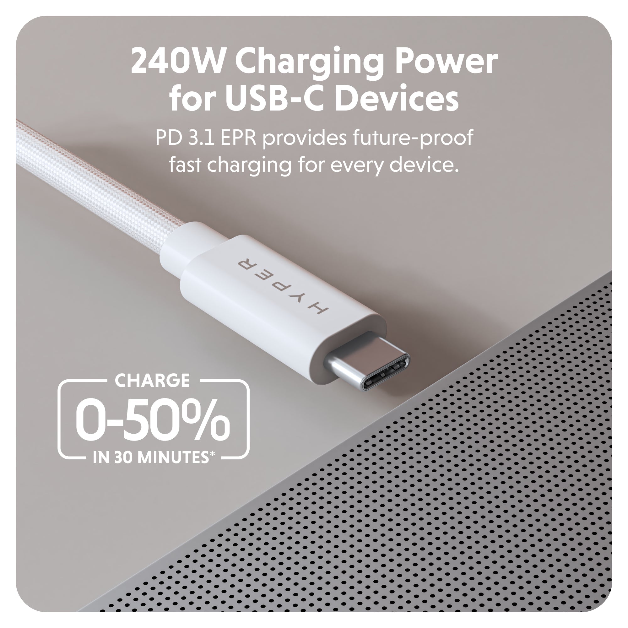 HyperDrive Next USB4 Type - C Performance Cable (1.2m/4ft) - HyperShop.com