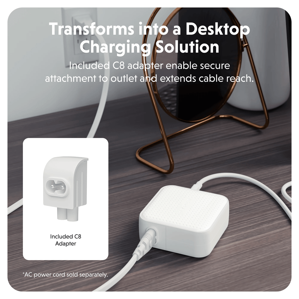 HyperJuice 70W USB - C GaN Travel Charger with 3 Ports - HyperShop.com