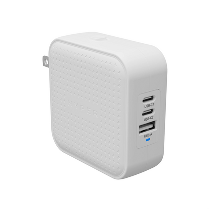 HyperJuice 70W USB - C GaN Travel Charger with 3 Ports - HyperShop.com