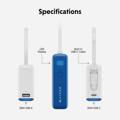 HyperJuice® Flex 10K Mini 30W Power Bank - HyperShop.com