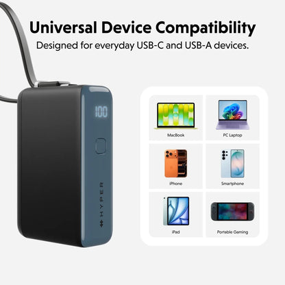HyperJuice® Flex 10K Mini 30W Power Bank - HyperShop.com