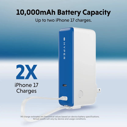 HyperJuice® Flex Mini 35W Power Bank & AC Charger - HyperShop.com