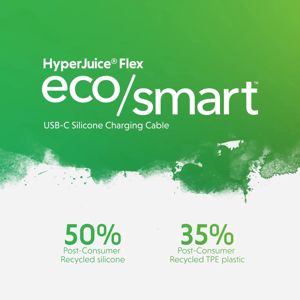 HyperJuice® Flex USB-C Silicone Charging Cable - HyperShop.com