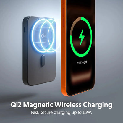 HyperJuice® Next 5K Qi2 Solid State Power Bank - HyperShop.com