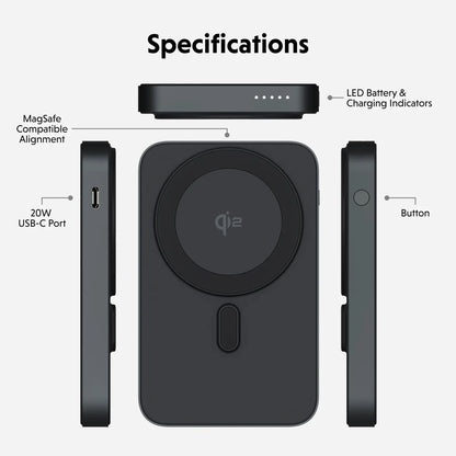 HyperJuice® Next 5K Qi2 Solid State Power Bank - HyperShop.com