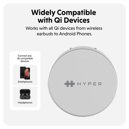 HyperJuice Qi2 2 - in - 1 Magnetic Charging Stand - HyperShop.com