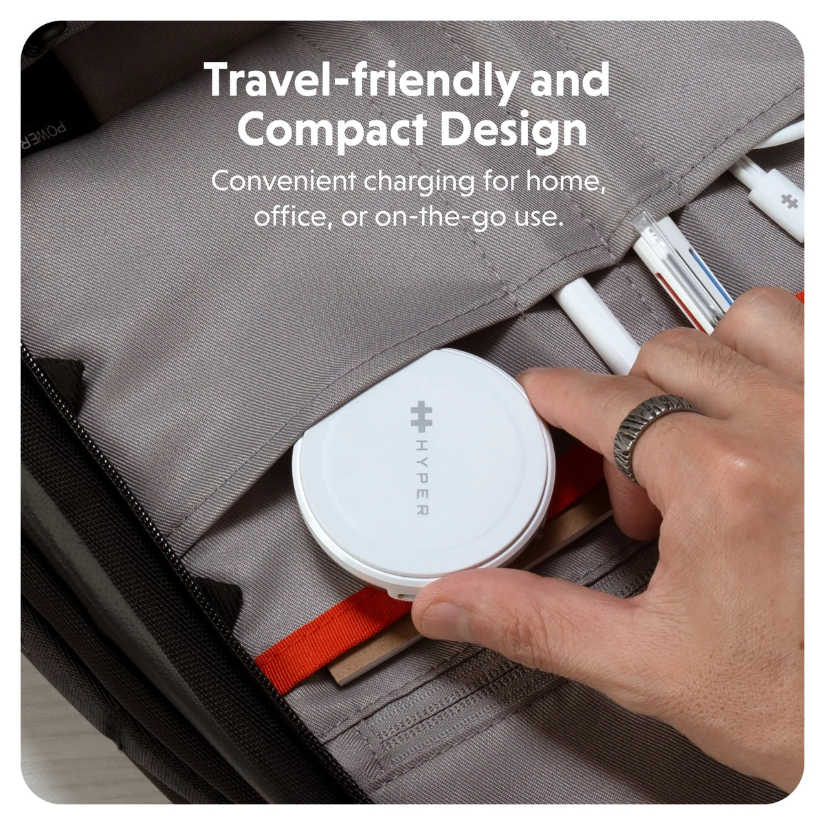 HyperJuice Qi2 2 - in - 1 Magnetic Charging Stand - HyperShop.com