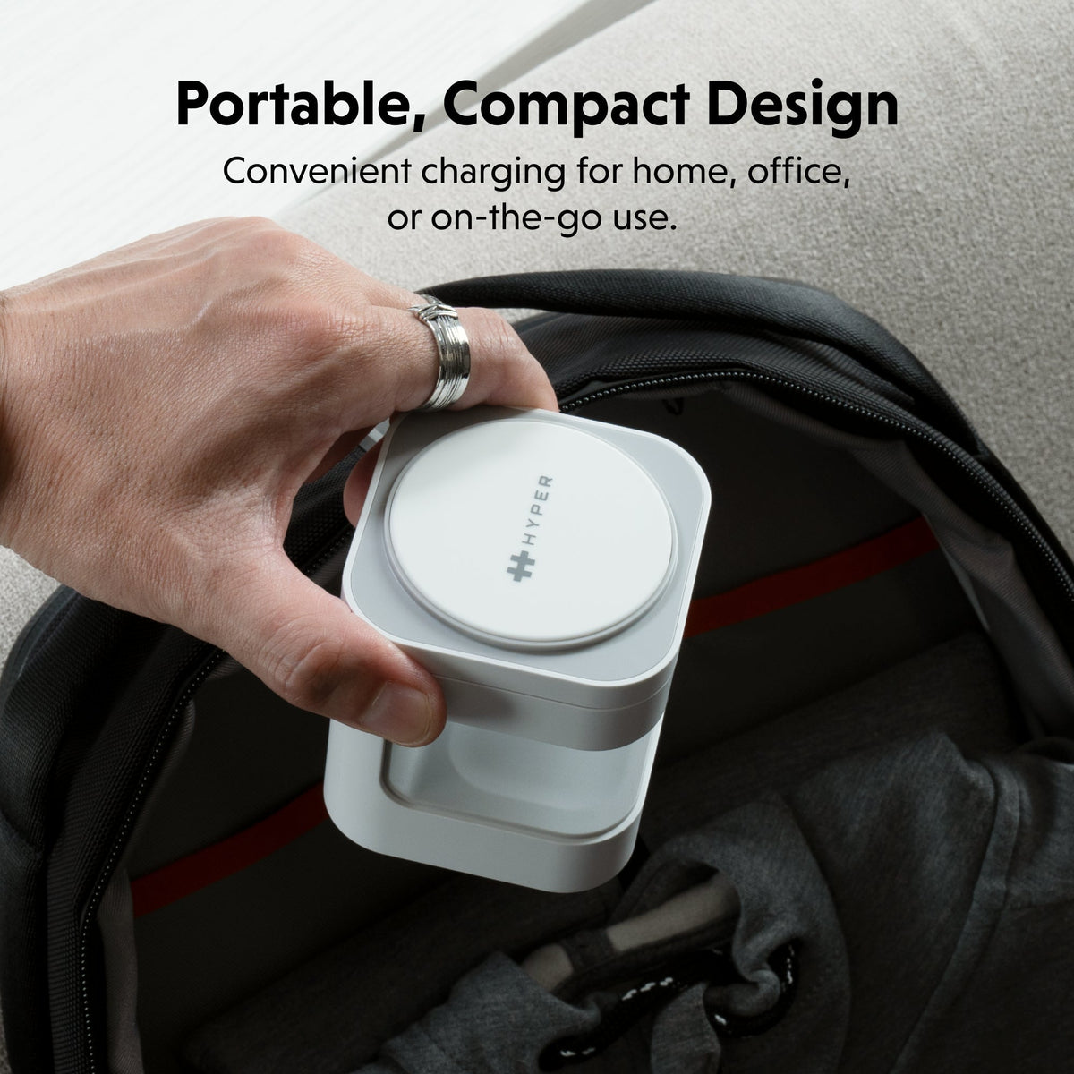 HyperJuice Qi2 3 - in - 1 Magnetic Charging Stand - HyperShop.com