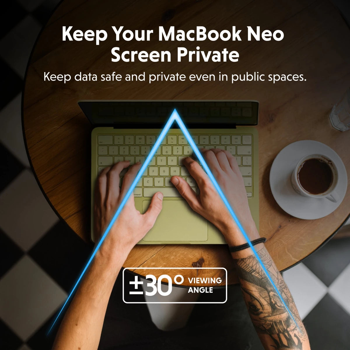 HyperShield Magnetic Privacy Screen for MacBook Neo 13” - HyperShop.com