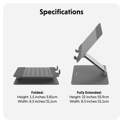 HyperSpace Ergonomic Adjustable Laptop Stand - HyperShop.com