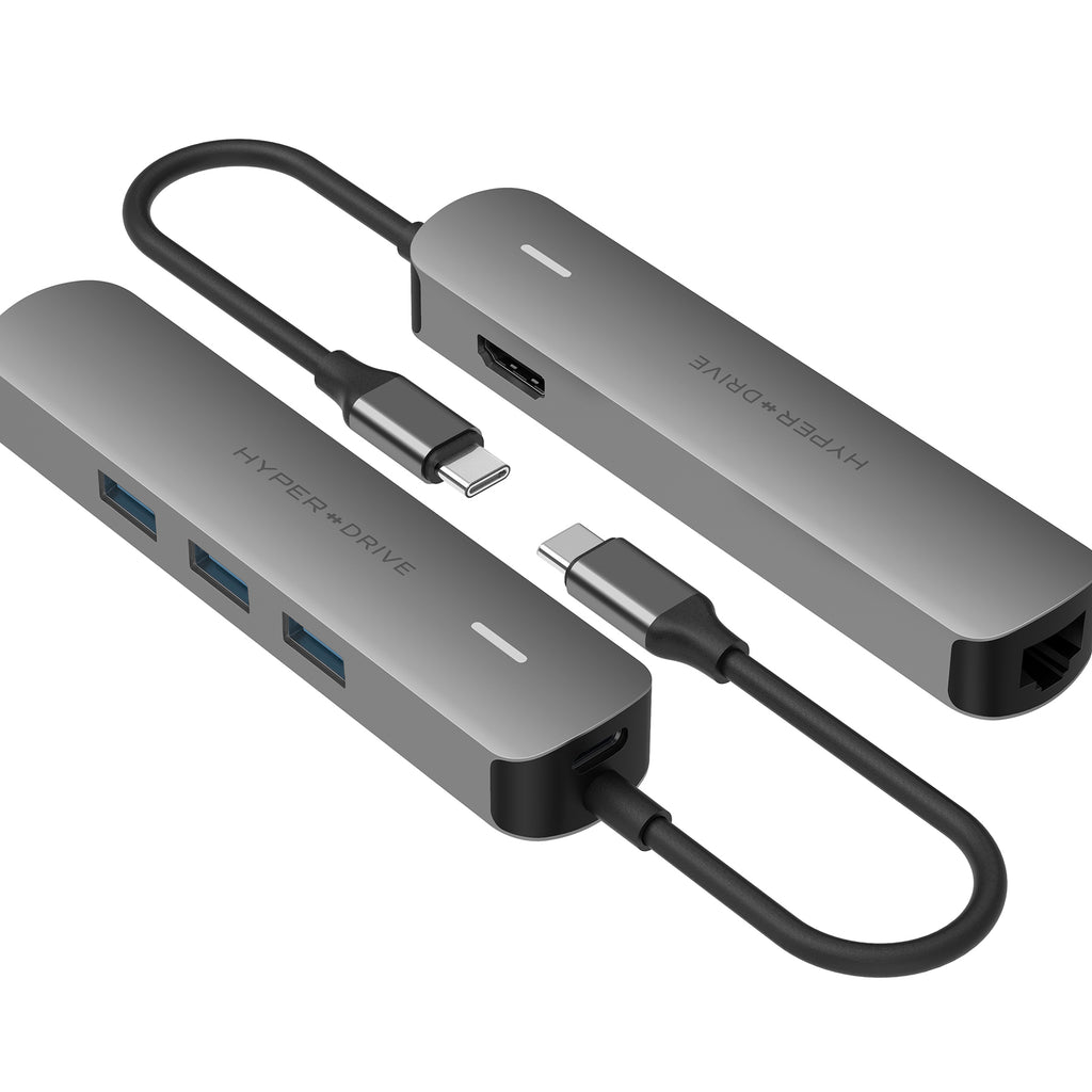 6-in-1 USB-C with 4KHDMI port for MacBook, PC | HyperDrive – HyperShop.com