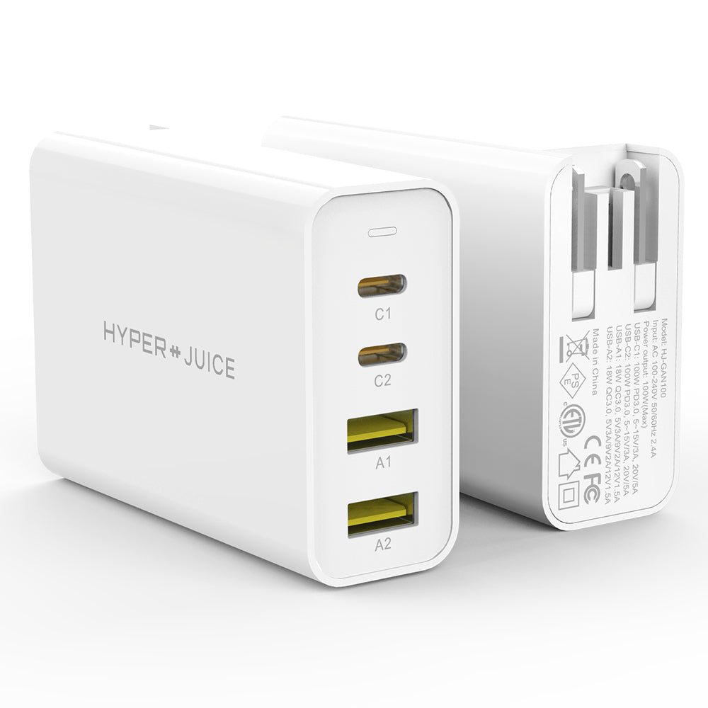HyperJuice, un chargeur USB-C 100 W de la taille d'un paquet de