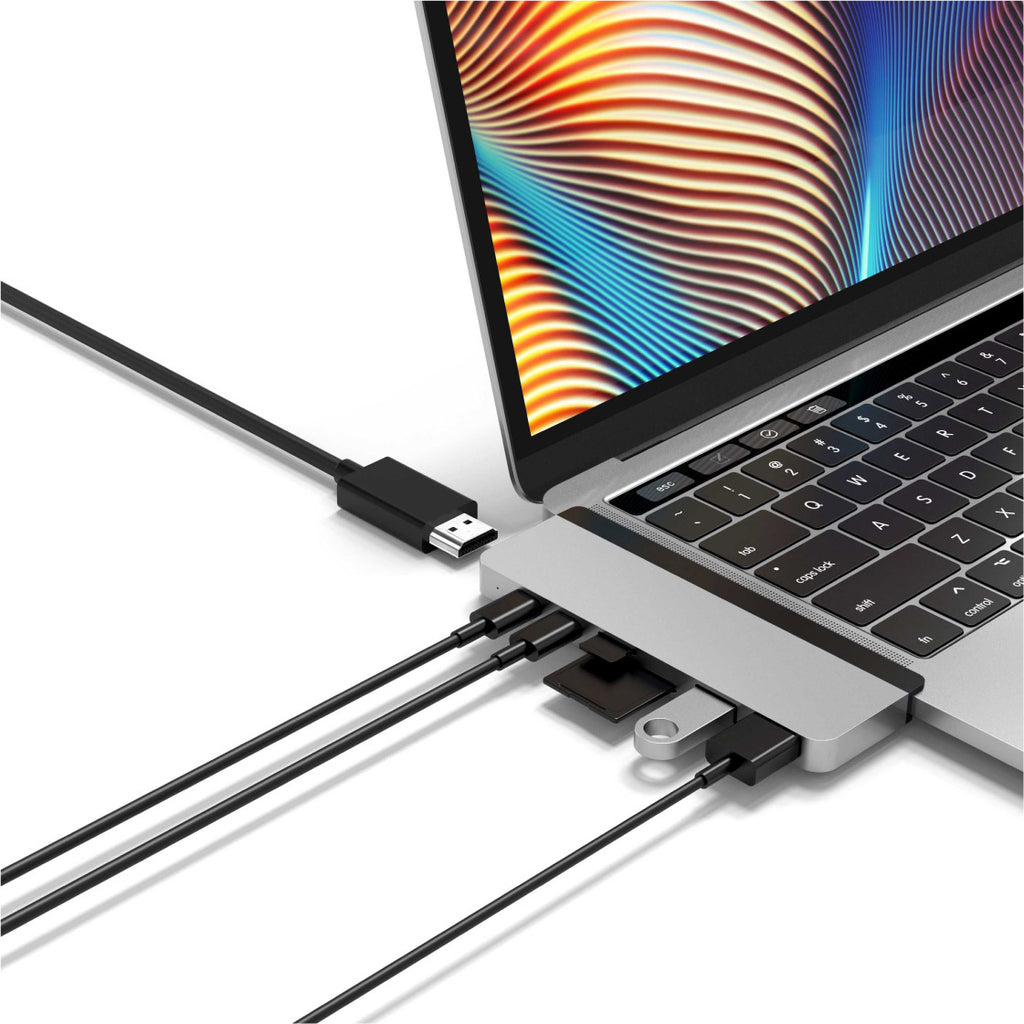 afvisning Pub strop HyperDrive DUO 7-in-2 USB-C Hub for MacBook Pro & MacBook Air –  HyperShop.com